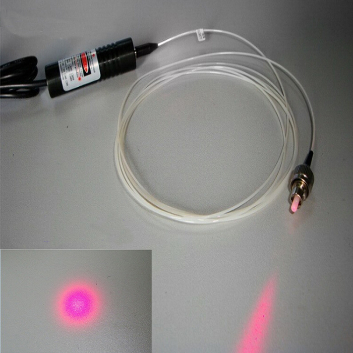 단일 모드 Output Laser FC Interface 650nm 40mW 빨간색 섬유 결합 레이저